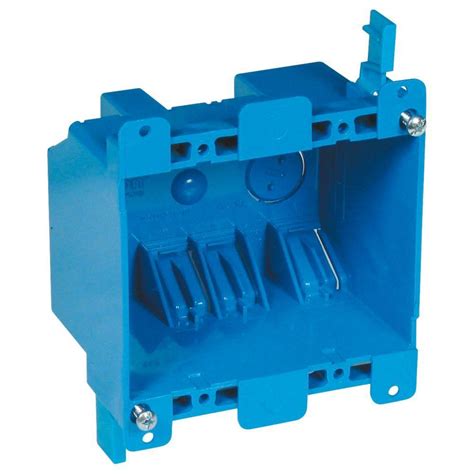 two gang junction box|shallow double gang electrical box.